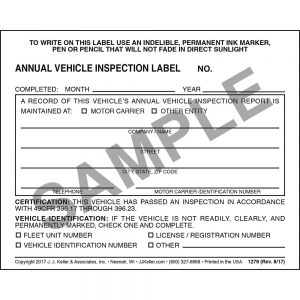 Driver's Daily Log Book w/Detailed DVIR, 70-Hour/8-Day Recap – Stock (Qty:  10 Units) – American Pride