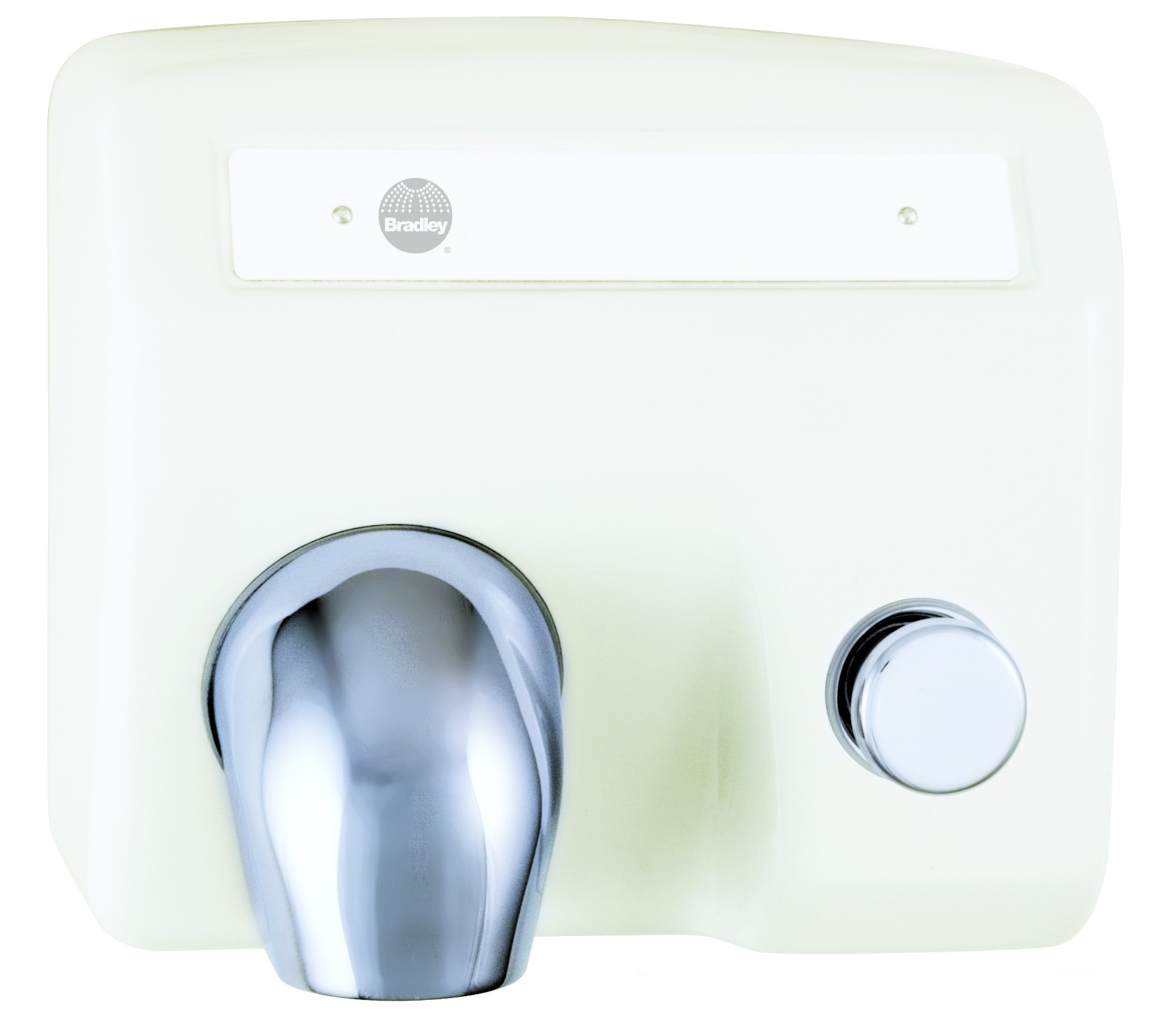 Bradley 2904-280000 - Hand Dryer, Push Button, Cast Iron