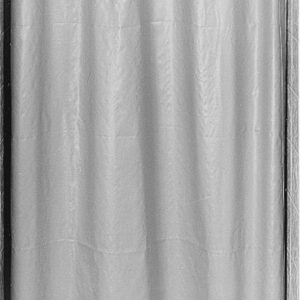 Bradley Shower Curtain Vinyl Green, White Cotton Duck Shower Curtain