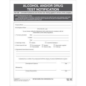 ALCOHOL & DRUG FORMS