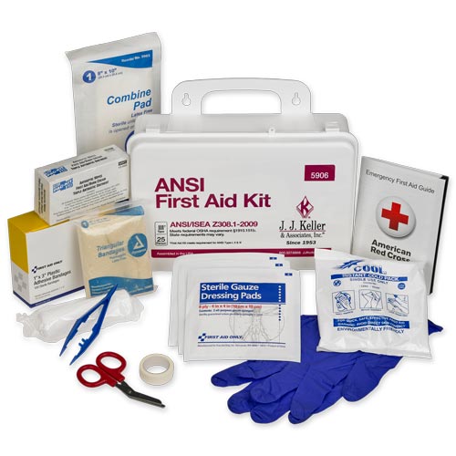 straf Demonteer Noord Amerika 25-Person First Aid Kit – Contains 159 First Aid Items (Part # 5906) –  American Pride